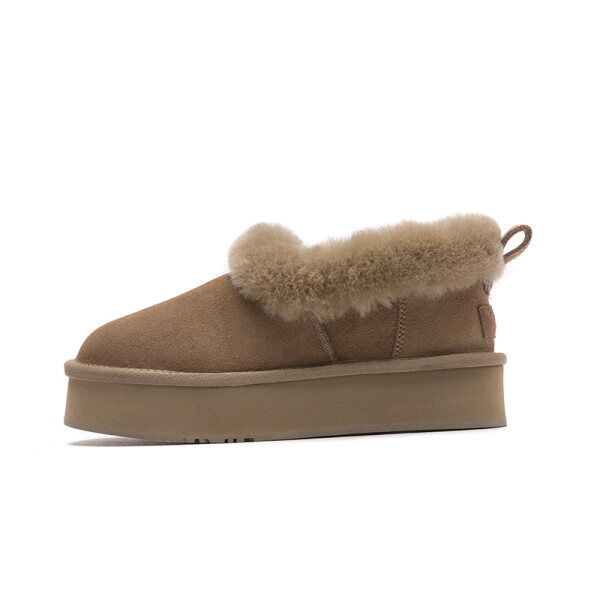 UGG 1910 클레어 플랫폼 슬리퍼 여성 키높이 뮬 겨울 실내화